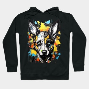 Graffiti Style Dog Hoodie